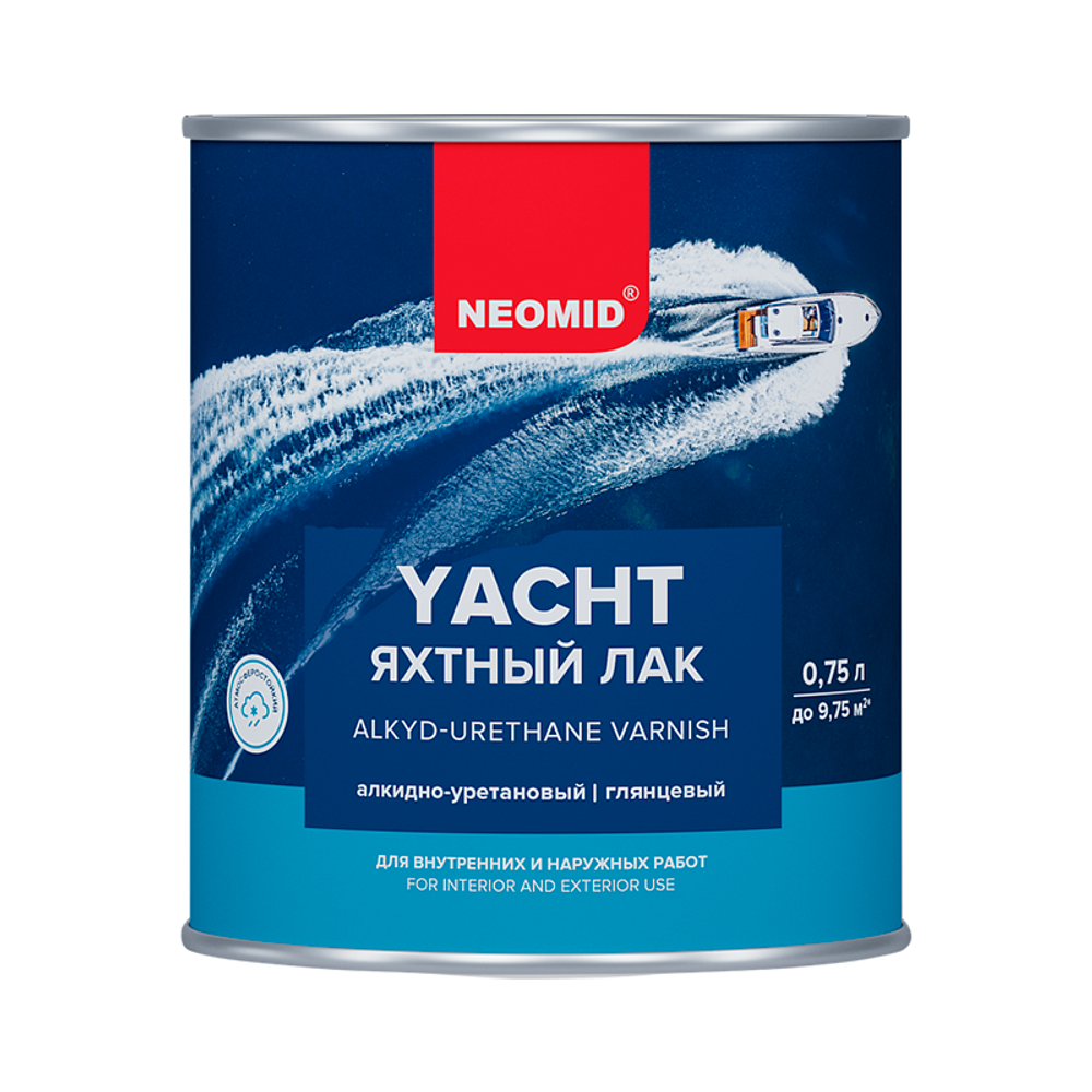 Неомид яхтный лак  (0,75) - п/матовый алкидно-уретановый яхтный лак