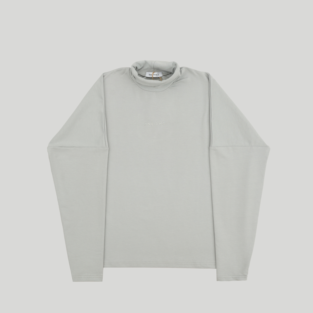 LS High Neck LOGO Harbor Mist