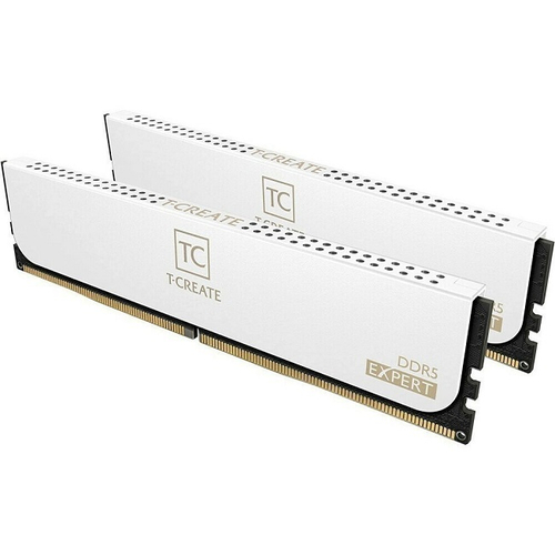Модуль памяти DIMM DDR5 32Gb, 6400Mhz, 2x16Gb, Team Group T-CREATE Expert White (CTCWD532G6400HC32ADC01)