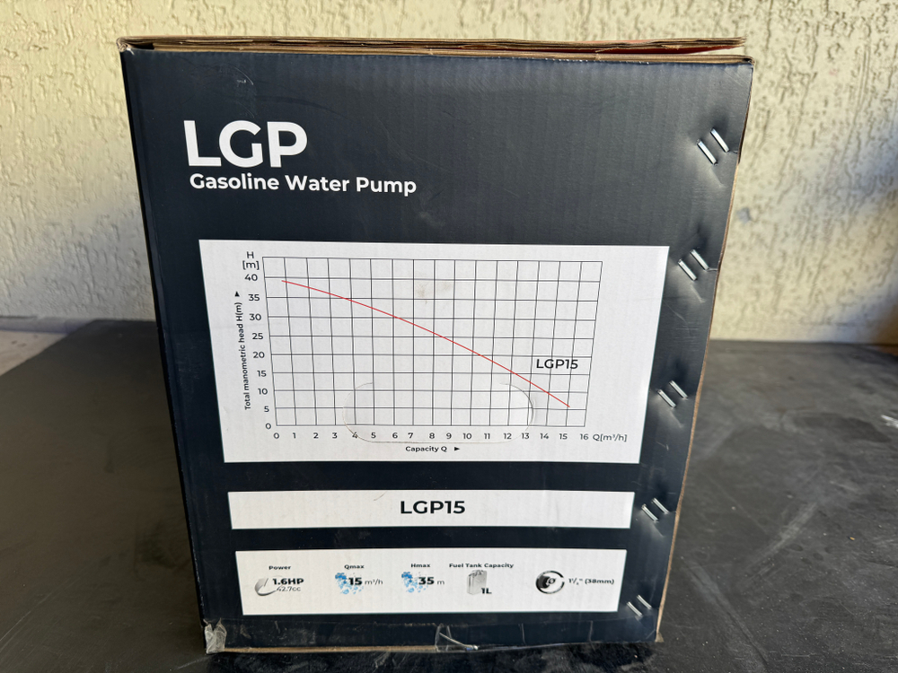 Насос бензиновый водный "LEO" LGP15