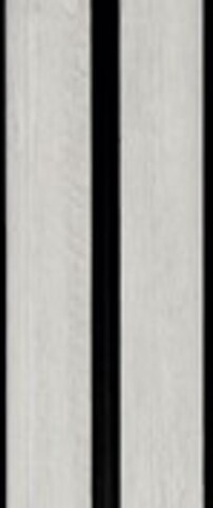 Панель ПВХ Санторини белый, 3000*125*8 мм