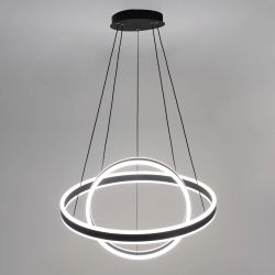 Citilux Дуэт CL719641 LED Люстра подвесная с пультом Чёрная