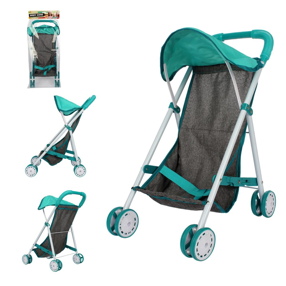 Коляска для кукол сидячая, пакет 935-15