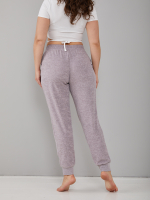 Костюм с брюками КБм-590/бежевый-полоса