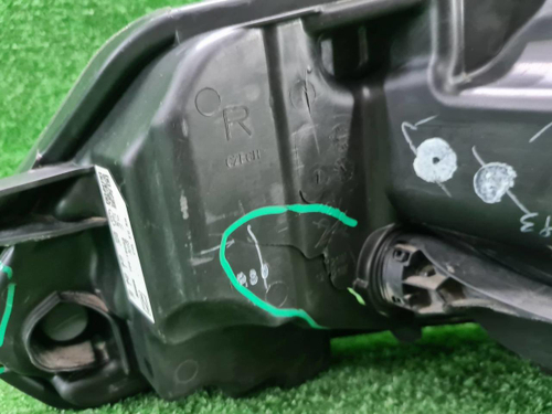 Битая Фара правая Nissan Qashqai 2 j11 (17-23) галоген