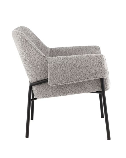 Кресло лаунж Aline альпака серый