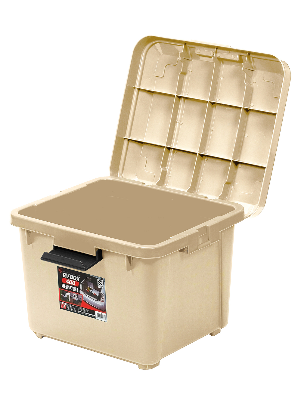 Ящик экспедиционный IRIS RV BOX 400, бежевый, 28 литров 42x37,5x33 см.