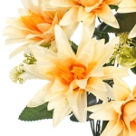 Искусственные цветы «Цветочная мелодия» Астры 50см 9 цветков желтые