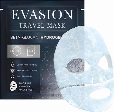 Evasion Travel Mask Beta-Glucan Hydrogel Mask Гидрогелевая Тревел Маска, 30 г.