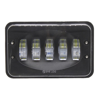 Прожектор LED-СТГ -прямоуг 50W (168*120*78) 5Lens (Д,Б) 9-36v  5IN-50W-HL