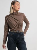 Лонгслив Тайна сердца (коричневый) Б15510-7М LT Collection