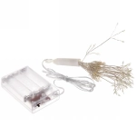 Гирлянда для дома на батарейках «Разряд молнии» 120 ламп LED, d - 20 см, 2 реж.,IP-20, (3хАА), Мультицвет