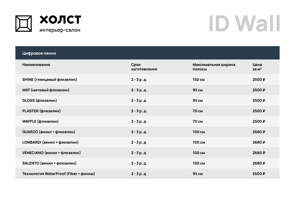 Цифровое панно ID Wall BLACK AND GRAY INVERSION