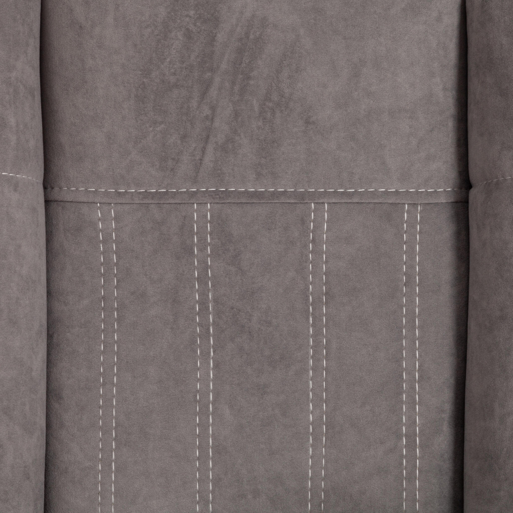 Кресло OXFORD хром флок , серый, 29