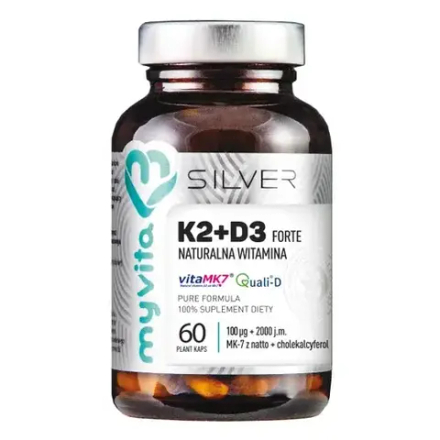 MyVita Silver Vitamin K2 + D3 Forte - 60 капсул