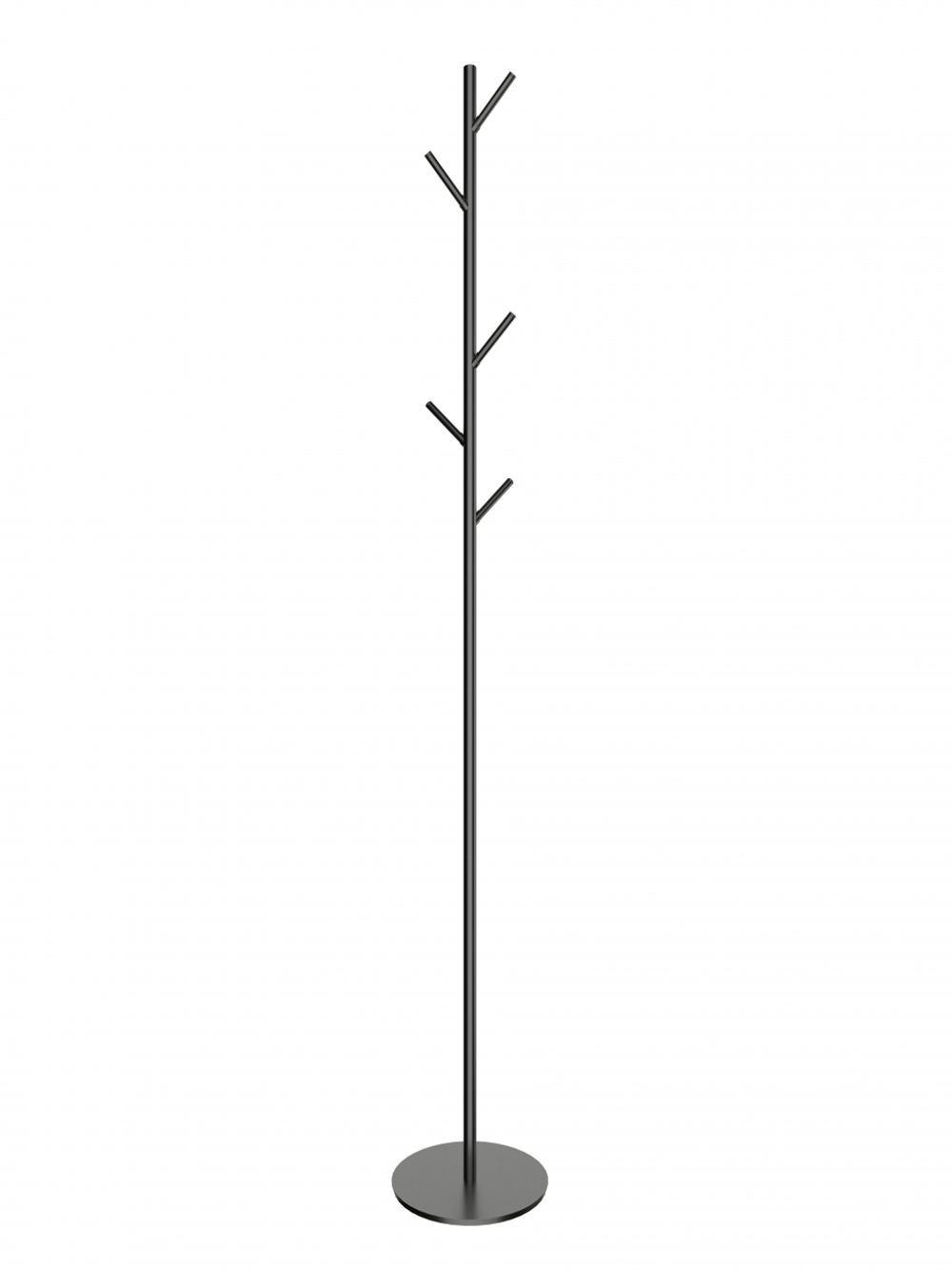 Вешалка напольная для ванной комнаты WONZON & WOGHAND, Темный графит (WW-V4306-GM)