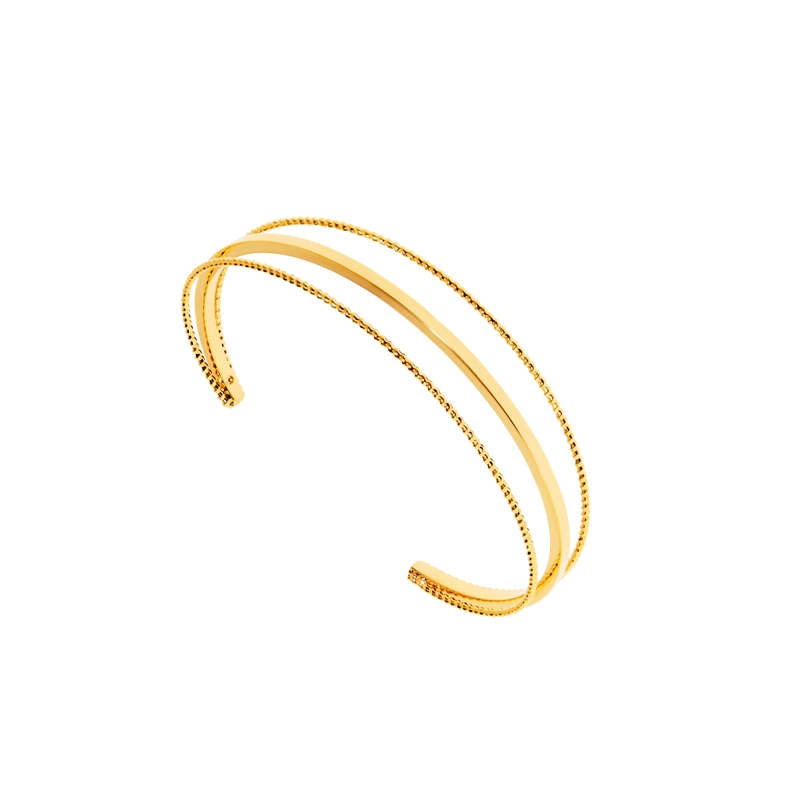 Браслет Золотой Тройник