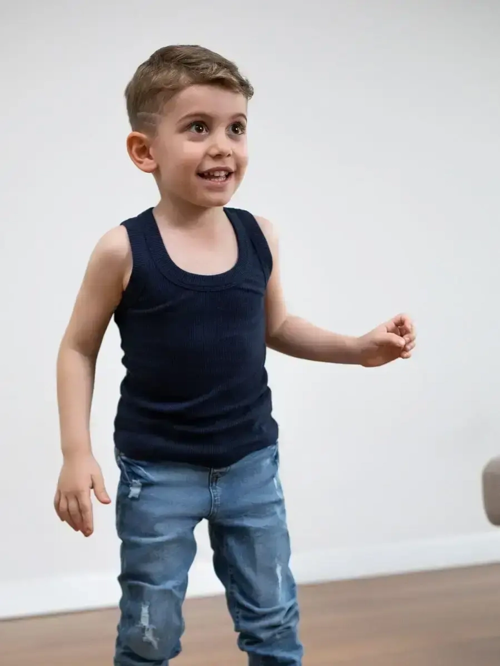 Майка детская бельевая для мальчика в сад