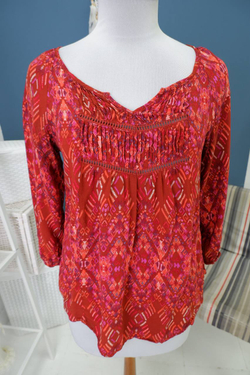 Блузка Mossimo с принтом 46 размер