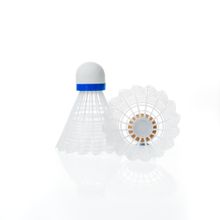 Воланы для бадминтона TORRES 150 (нейлон), BD23108, уп.6шт.белый, сред.скор.