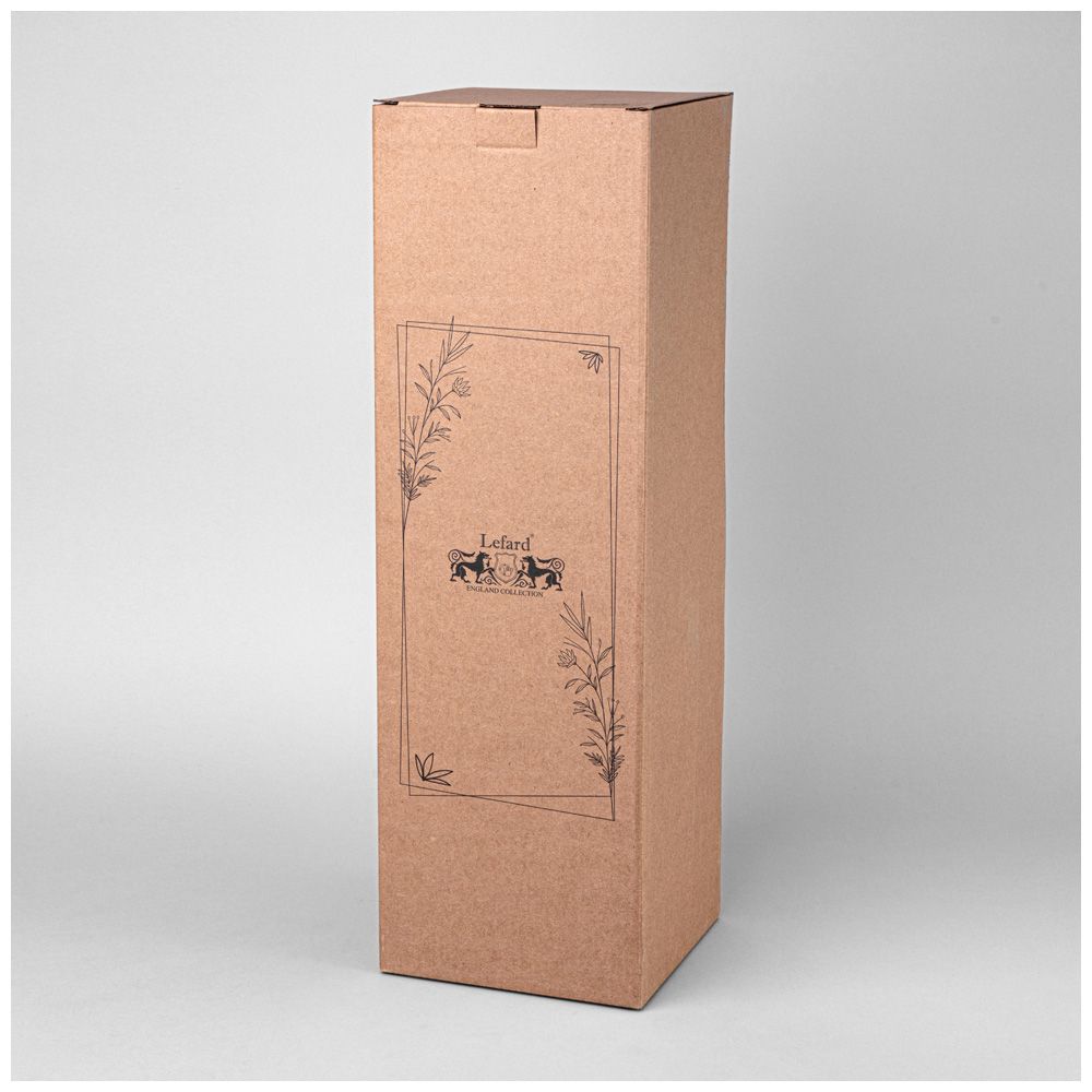 ВАЗА КЕРАМИЧЕСКАЯ 15*15*46,5 СМ ЦВЕТ: СЕРЫЙ