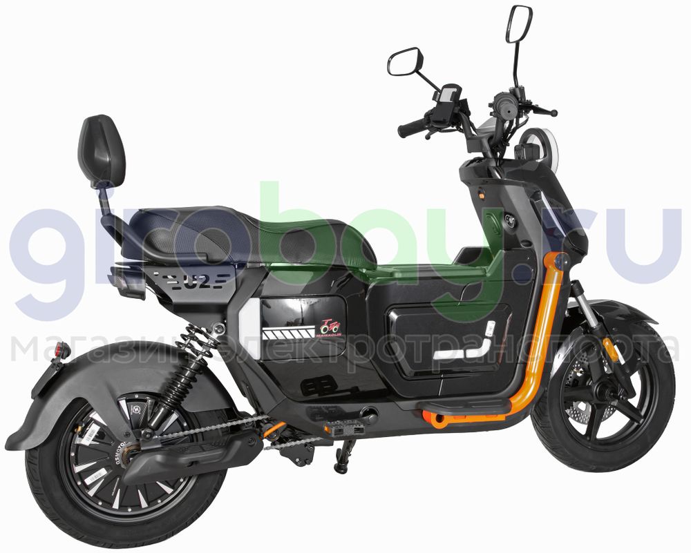 Электроскутер MAIKAOLIN U2 PRO 1500W (60V/40Ah) - Чёрный фото №10