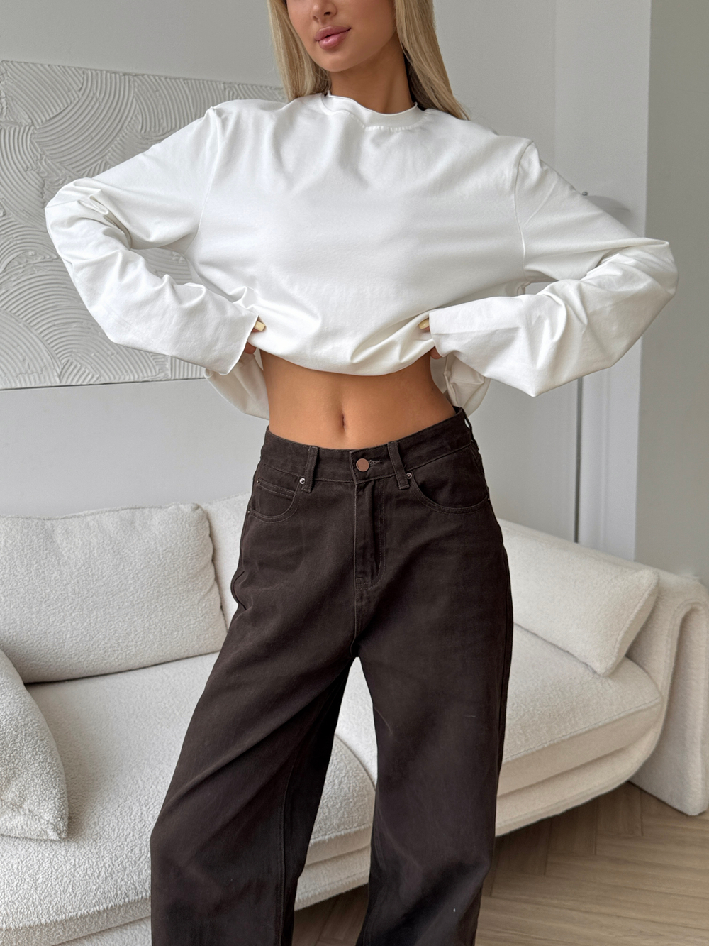 Лонгслив оверсайз