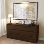 Комод Варма П 6Д 160x77x48 шпон ясень, коричневый