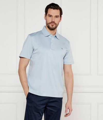 Поло C-Parris 01 BOSS BLACK - голубой(50520297)