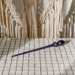 Опорное веретено для прядения из древесины сибирского кедра 280 мм. B78