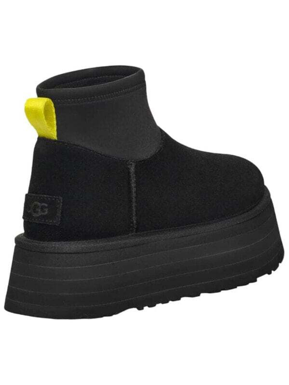 UGG Classic Mini Dipper Boot Black Yellow