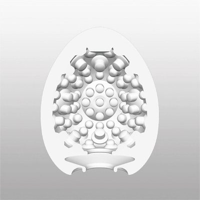 Супер эластичный мастурбатор в виде яйца Clicker (Цвет: белый)