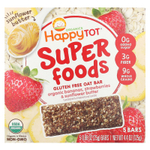 Happy Family Organics, Happy Tot, суперфуды, овсяный батончик без глютена, органические бананы, клубника и подсолнечное масло, 5 батончиков, 25 г (0,88 унции)