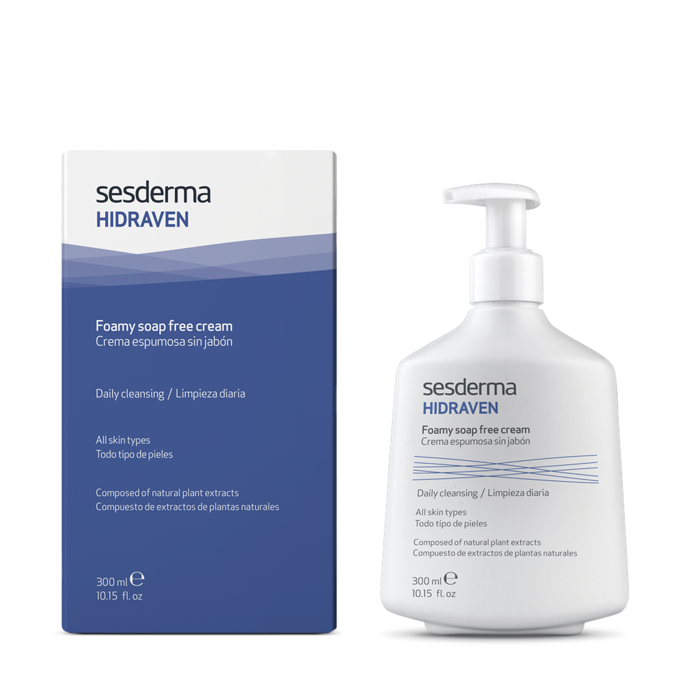 Крем-пенка для умывания SESDERMA HIDRAVEN Foamy Soap Free Cream 300 мл