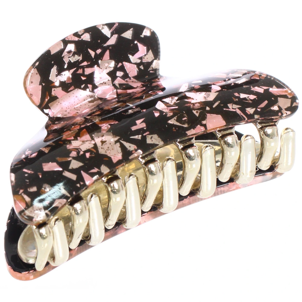 Заколка-краб для волос « ЭЙФОРИЯ», эва, микс 6 цветов, 7см (блистер Кокетка)