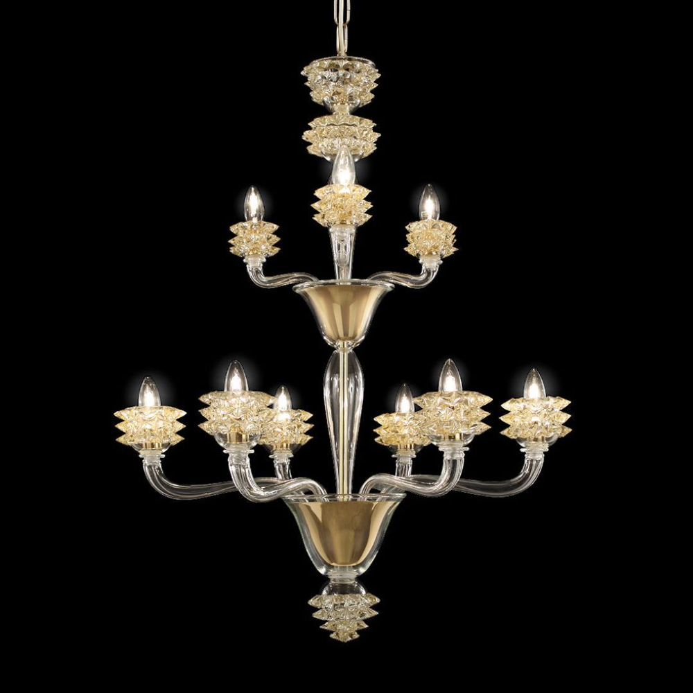 Люстра Multiforme Diamante Gold, 9 (L)