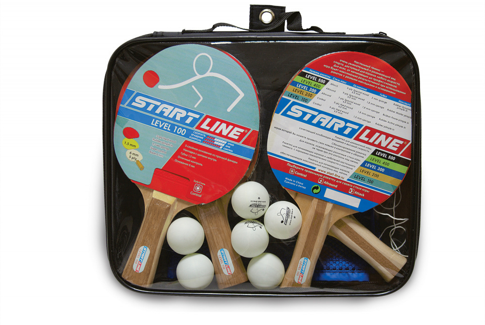 Набор 4 р-ки Level 100, 6 мячей Club Select, сетка с креплением