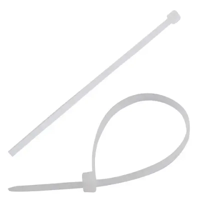 Стяжки кабельные, 100шт, 200,8мм, белый