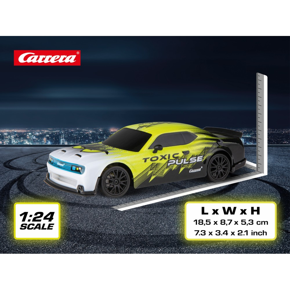 Радиоуправляемый автомобиль Carrera RC Drift Toxic Pulse 240006 1:24 2,4 ГГц — фото 10