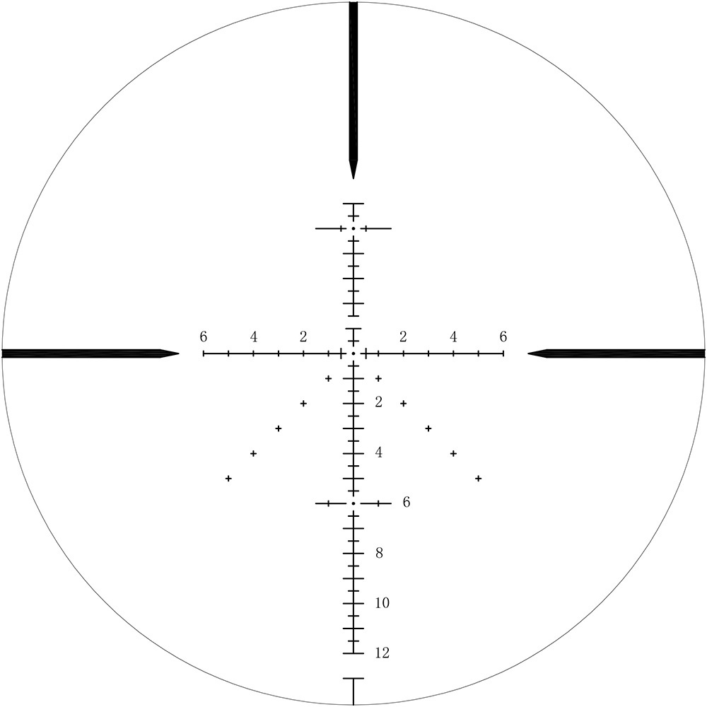 Оптический прицел KECK Optics BREEZE 3-12x44FFPIR Tube 30мм