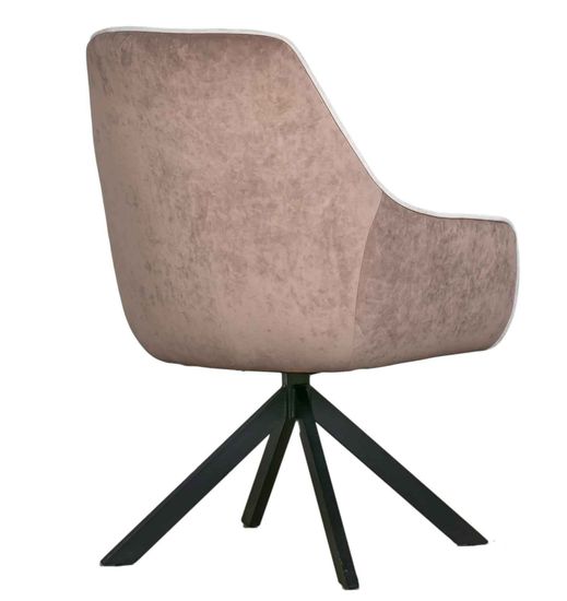 Стул NATALIE-2. поворотный, Model Cream / Model Cacao / Черный