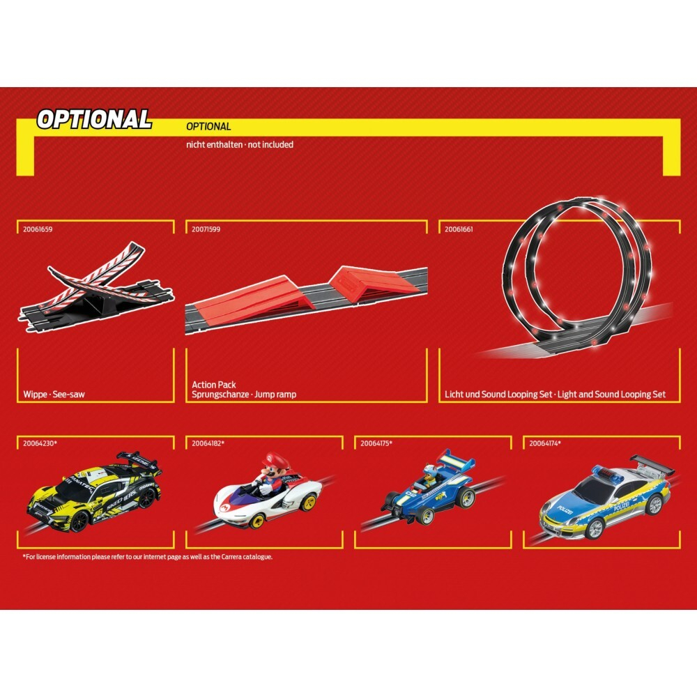 Carrera GO!!! - Автотрек 8,6 м Ferrari Power Racing + 2 машинки 62575 / артикул   62575  / GTIN 4007486625754