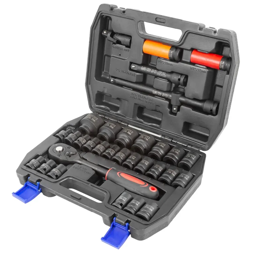 Набор инструментов ударных 32пр.1/2''(6гр.)(10-32мм, Cr-Mo) RockForce##Rock FORCE RF-4323-5MPB