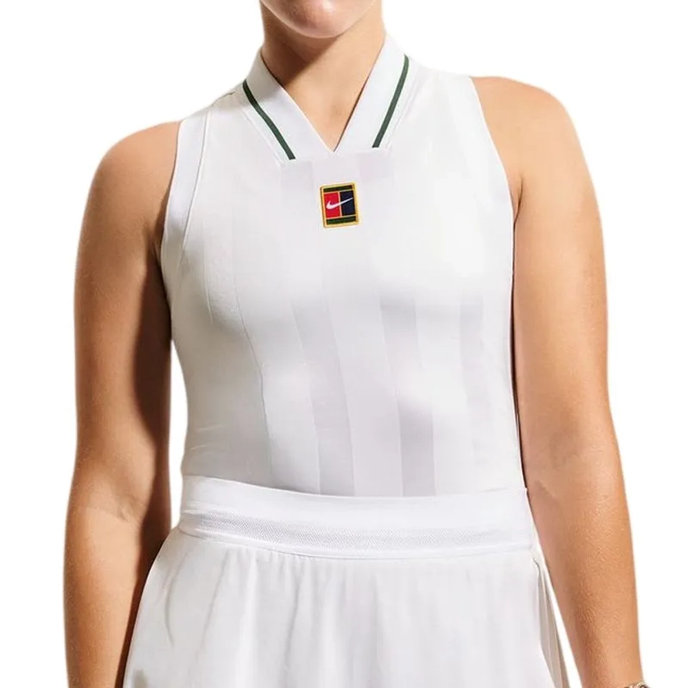 Топ теннисный Nike Court Dri-Fit Slam - white/white