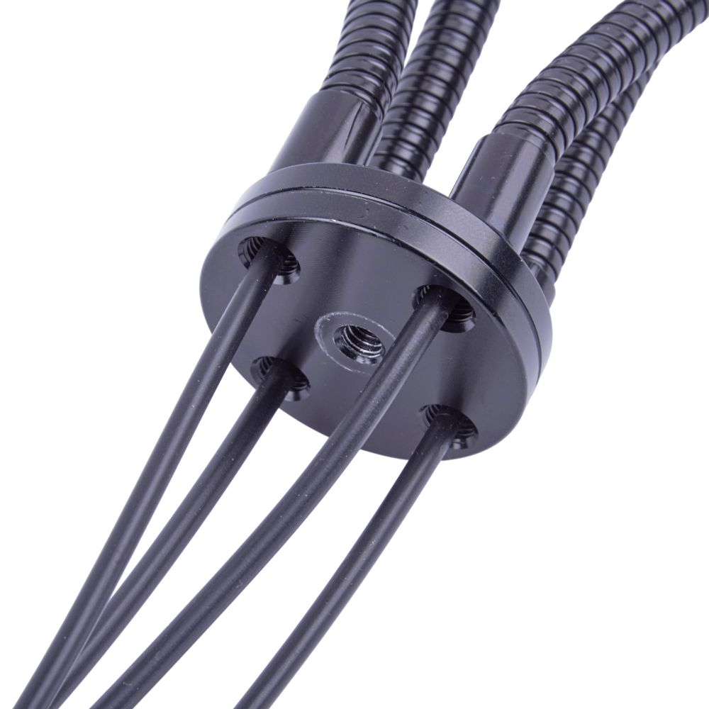 UML-P200 E27x4 BLACK PLANT Светильник напольный для 4-х фитоламп. На штативе. Цоколь E27. Черный. ТМ ФитоЛето