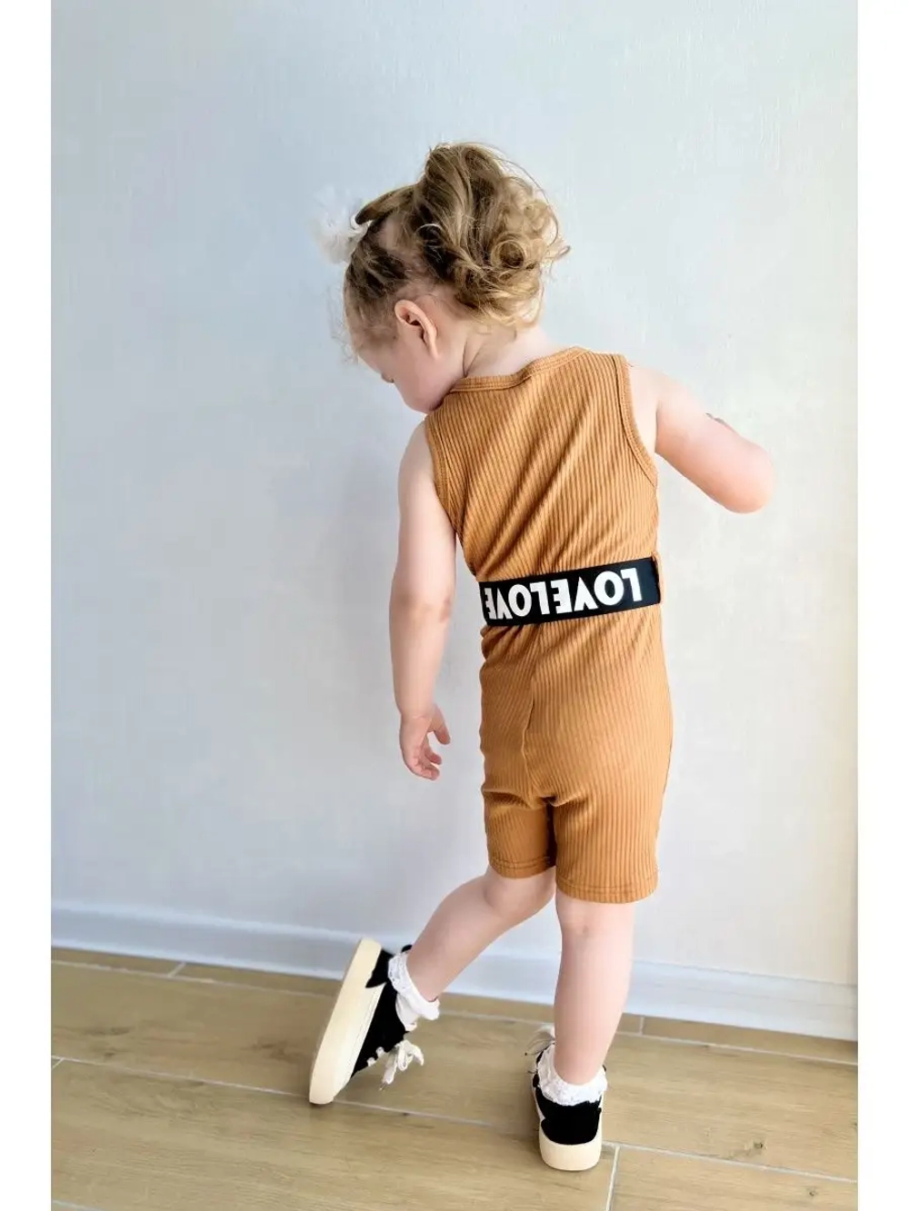 Комбинезон летний в рубчик