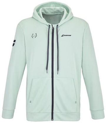 Мужская теннисная кофта Babolat Hood Jacket Lebron - Мятный