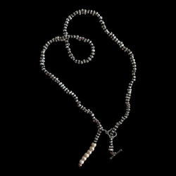 Ожерелье. Яркая и нежная. Гематин и Жемчуг