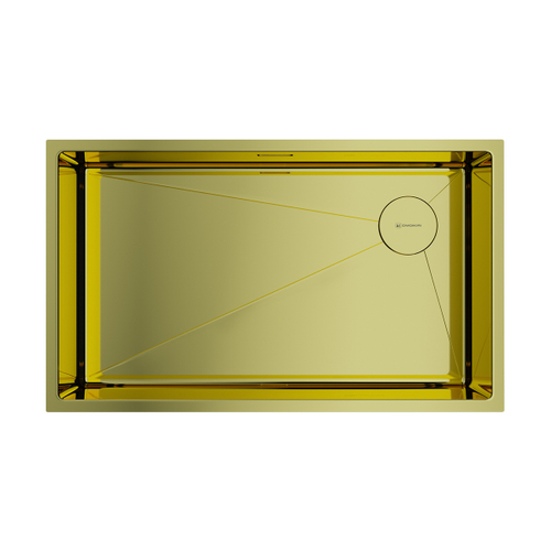 кухонная мойка Omoikiri Taki 74-U/IF Side-LG нерж. сталь/светлое золото