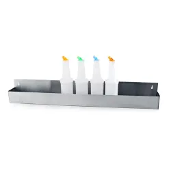 Подставка барная на 10 бутылок, 107*10,5*15,5 см, нержавейка, P.L. - BarWare